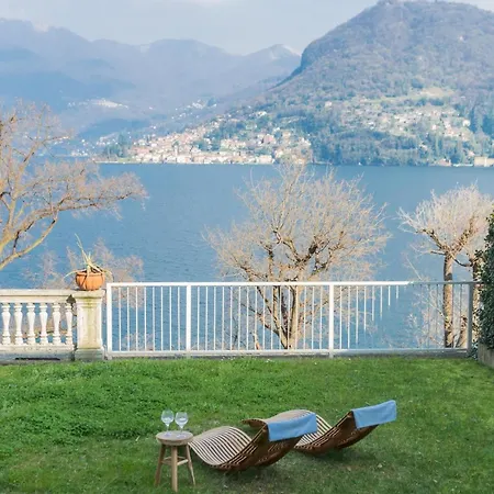 Besana 9 On The Lake - Private Garden & Parking By Rent All Como Moltrasio Exterior photo