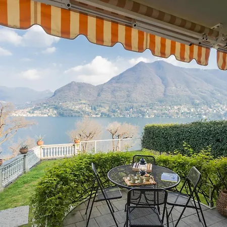 Besana 9 On The Lake - Private Garden & Parking By Rent All Como Moltrasio Exterior photo