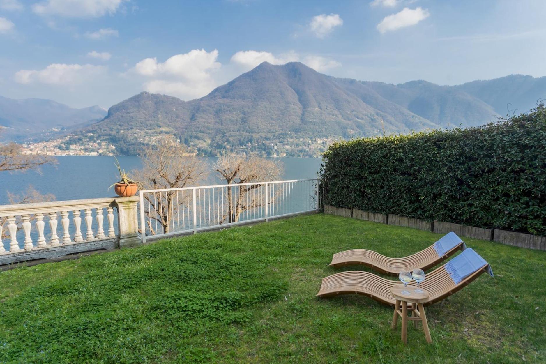 Appartamento Besana 9 On The - Private Garden & Parking By Rent Moltrasio